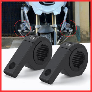 2PCS 30mm Universal Mount Bracket for Motorcycle Aluminum Alloy Motorcycle LED Headlight Clip Bracket Tube Installation Kit Spotlight Universal Clamp