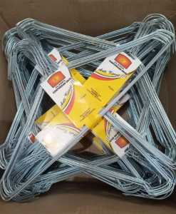 Gantungan baju besi isi 30 pcs hanger kawat stainless anti karat