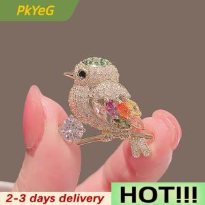 PkYeG Fashion Lovely Birds Butterfly Flower Brooches For Women Coat Dress Lapel Pin Anti-glare Fixed Sweater Clothing Accessories Gifts