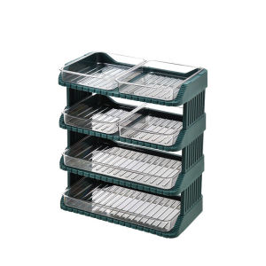 SG Stock Multilayer Food Storage Tray Dining Serving Organizer Platter Kitchen Food Hotpot Tools