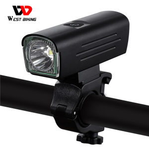 WEST BIKING Đèn Pin LED Xe Đạp 350LM Đèn Pha Xe Đạp Sạc USB Đèn Trước Xe Đạp