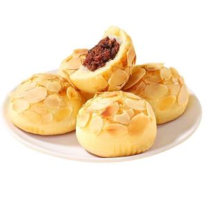 豆沙红枣杏仁酥糕点 Bean Paste Red Dates Almond Crisp Pastry