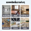 REALM เสื่อน้ำมันหนา กระเบื้องยางPVC เสื่อน้ำมัน เสื่อยางปูพื้น เสื่อน้ำมันลายไม้ ทนต่อการสึกหรอ กันน้ำ กว้าง 2m ยาว 5m/10m ปูที่พื้นซีเมนตร์โดยตรวได้. 