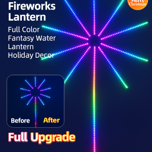 Colorful Music Voice Activated Fireworks Lights Voice Activated Interactive Atmosphere Lights Home Decoration Fireworks Lights幻彩音乐声控烟花灯