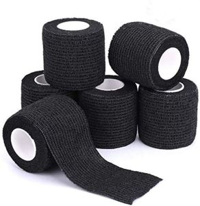 12pcs Bandage Wraps Self Tattoo Roll Bandage New Colorful Wrap Tape Self Adhesive Elastic Bandage Sports Protector Knee Finger Ankle Palm Shoulder Tattoo Accessories
