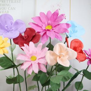 PRIMEPICKGLOBAL Large Artificial Daisy Multicolor Waterproof Simulated Flower 50cm Fake Flowers Wedding Decoration