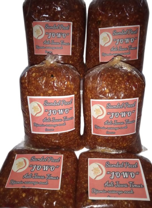 Bumbu pecel Sambel Pecel 1 kg cap JOWO khas Jawa Timur sambel pecel madiun murah enak tenan