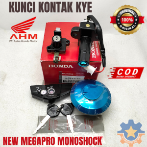 KUNCI KONTAK HONDA KYE NEW MEGA PRO MONOSHOCK KUALITAS ORISINIL ASLI AHM KONCI GEEMBOK KEY SET