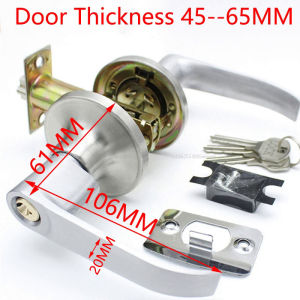 Aluminium Alloy Home Door Locks Gate Privacy Door Knob Set Bedroom Bathroom Handle Lock with Key for Home Door Lock Pick Set