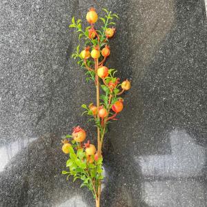 Cành Lựu Phú Quý Thu Hút Tài Lộc 6 Nhánh 18 Trái Hàng Nhập Khẩu Cắm Bình Hoa Trang Trí Decor