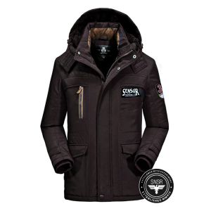Jaket parka kanvas king sensor tebal jacket parka pria hoodie bongkar pasang TERLARIS