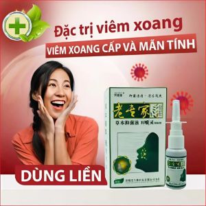 Xịt Thông Mũi Lao Zhuan Jia 20ml Thảo Dược – Giảm Nghẹt Mũi Sổ Mũi Dị Ứng Dễ Thở Nasal Spray