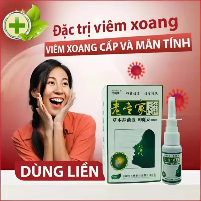 Xịt Thông Mũi Lao Zhuan Jia 20ml Thảo Dược – Giảm Nghẹt Mũi Sổ Mũi Dị Ứng Dễ Thở Nasal Spray