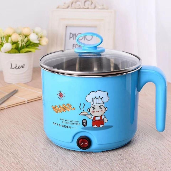 Nồi lẩu điện mini đa năng ca nồi nấu mì siêu tốc tiện lợi 18 cm - Ca mì ...
