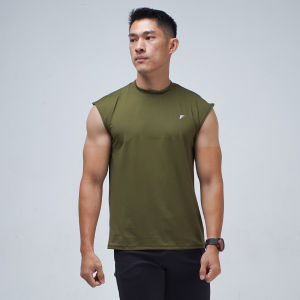 Flexzone Unfinished Style Tanktop Lari Gym Fitness Basket FVS-020 Singlet Sleeveless