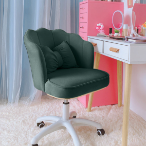 Ghế Trang Điểm Vương Miện Kèm Gối Nơ Kiểu Dáng Châu Âu Nhiều Màu