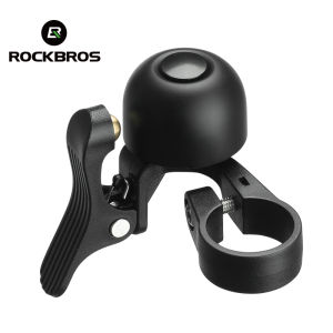 【Giao hàng địa phương】ROCKBROS xe đạp chuông đồng trái phải phân biệt thiết kế công thái học Còi xe đạp kích thước nhỏ chuông báo động lớn cho MTB xe đạp có thể gập lại Phụ kiện đi xe đạp