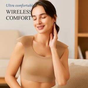 Seamless Right Angle Shoulder Shaping Bra for Women Invisible Tummy Control Slimming Vest Bodyshaper