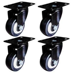 4Pcs Heavy Duty Furniture Wheel Casters Quiet Trolley Wheel 360 Swivels Casters for Trolley Home Office Desk Chair