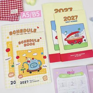 Daily Planner Notebook A5 Schedule Agenda Habit Tracker 365 Days Time Management Journal 2027 Buku Perancang Harian A5 Jadual Waktu Pengurusan Masa Catatan Nota Premium Quality High Performanc #2406
