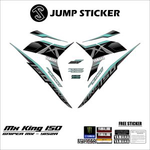 Stiker striping mx king 150 grafis variasi 014