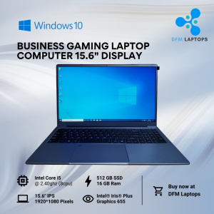 Brand New Laptop for Business Work from home Freelance Work Intel Core i5-8279U 16GB RAM 512 GB SSD Windows 10