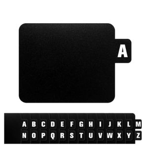 538TD Record Dividers Bookmark Pen Clip Vinyl A-Z Alphabetical Notebook Marker Ornament Multifunctional Record Organizer Student