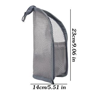 Portable Mesh Toiletry Bag / Standing Zipper Storage Bag / Large Capacity Toiletry Beauty Organizer Pouch