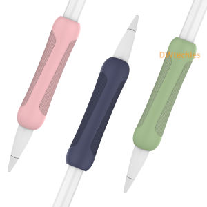Upgraded Pencil Grip Holder Non-Slip Silicone Pencil Case for Apple Pencil