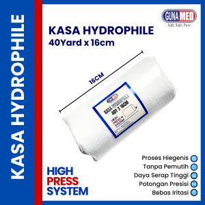 GUNAMED KASA gulung kasa steril 16 cm x 40 yard - 16cm x 40yard