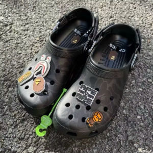 Giày Clog x Bape Classic cho người lớn Clog ABC Camo - Full Túi Zip