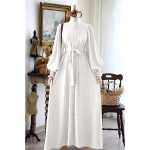 Ainahijab Gamis Lebaran Terbaru 2025 Free Bros Dress Syafa Premium Couple