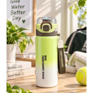 Bình Nước Phun Sương Cho Bàn Học Bàn Làm Việc | Vòi Xịt Dưới Nắp Trong Suốt Thân Chuyển Sắc Quai