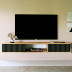 Yuri Wall-mounted TV cabinet with side storage Nordic Modern Style living room Storage cabinet kabinet TV Furniture meja tv ruang tamu tv wall cabinets papan tv dinding backdrop tv kabinet tv muji style cabinet tv modern style rak tv cabinet raktv moden
