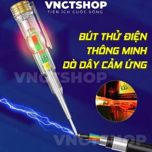 Bút Thử Điện Hai Màu Sắc Có Đèn Đa Ứng Dụng-Máy kiểm tra đèn LED nhiều màu hai đầu 24-250V 35mm