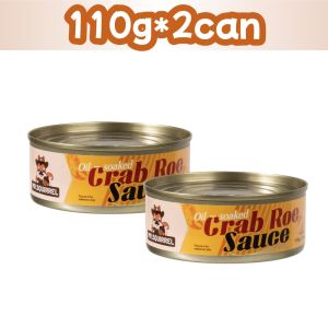 Mr.Squirrel crab paste aligue Handpicked Crab Roe Ready to Eat food 110g