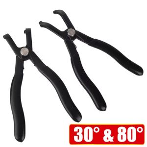 2ชิ้นหมุดปัก30/80องศาคีมถอดคลิปรัดแผงตกแต่งภายในท้ายรถเครื่องมือถอดแยกชิ้นส่วนคีมถอดชิ้นส่วนหัว