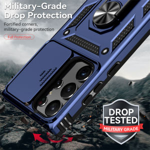Coque Shockproof Lens Protect For Samsung Galaxy S24 Ultra FE Case c Ring Holder Back Cover for Samsung S24Plus GalaxyS24