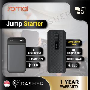 INSTOCK 70Mai Jump Starter/Max Rechargeable Power Bank with Starter Fast Startup Emergency Use for Car Jump Start