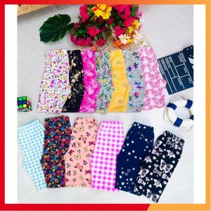 [HCM][VẢI XUẤT DƯ XỊN] SET 5 LEGGING LỬNG / QUẦN LỬNG CHO BÉ THUN COTTON 4 CHIỀU 9-41KG