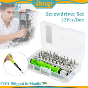 32 In 1 Screwdriver Set Mini Magnetic Screwdriver Set for Eyeglass Watch Phones Laptop Computers