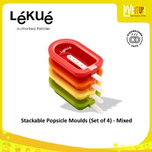Lekue Stackable Popsicle Moulds (Set of 4) - Mixed