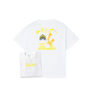 Kaos Distro Anak Tema Muslim Bilal Bin Rabbah