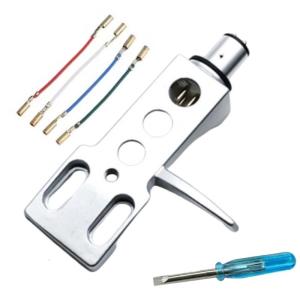 4Pin Turntable headshell Phono hộp chứa đạn hộp chứa đạn xây dựng bằng kim loại để những người yêu âm nhạc