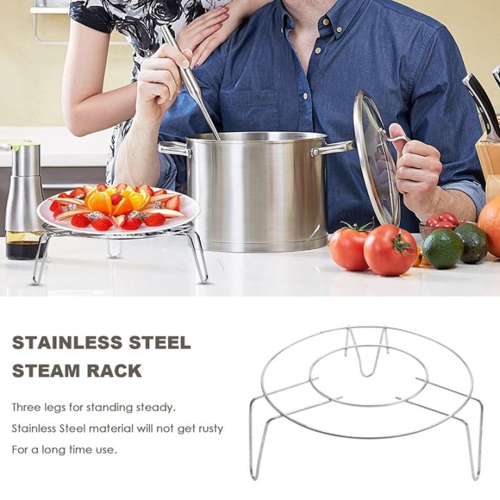 Household Stainless Steel Cooking Ware Steaming Rack Stand | Lazada PH