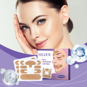 EELHOE Full-Face Wrinkle Patches Face Lift Tape Gentle formula lifts the face improves fine lines and cares for facial firming skin patches Full-Face Wrinkle Patches Face Lift Tape Face Lifting Tape Multifunctional High Elastic Tape