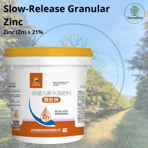 Zinc (Zn) ≥ 21% Slow-Release Granular Zinc Prevent Small Leaves & Yellowing Boost Flowering & Fruit Set Universal for All Crops