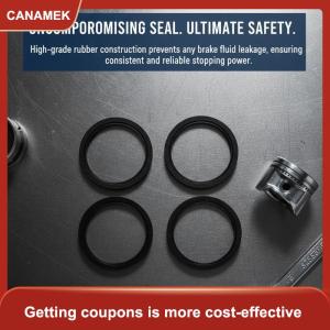 【CANAMEK】 4 cái Caliper Piston O-ring ĐĨA PHANH niêm phong Vòng phổ quát xe máy xe đạp sửa chữa Kit cho đáng tin cậy hiệu suất phanh