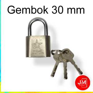 Gembok ukuran 30 pendek kunci bangkol anti maling bisa COD