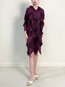 Lyq1021 One Size (45-75kg) Diamond Pleated Summer Sanzhai Plus Size Slimming Sleeveless Dress